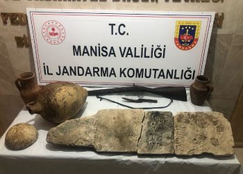 Manisa’da ‘tarihi eser’ operasyonu