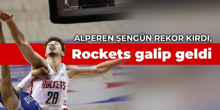 Alperen Şengün rekor kırdı, Rockets galip geldi