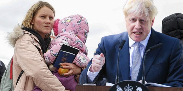 İngiltere on binlerce Ukraynalı mülteciyi alacak… Johnson: Rus hükümeti barbar