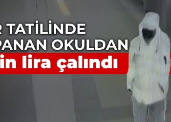 Kar tatilinde kapanan okuldan 4 bin lira çalındı