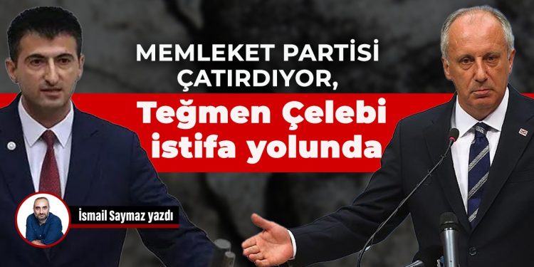 Memleket Partisi çatırdıyor, Teğmen Çelebi istifa yolunda
