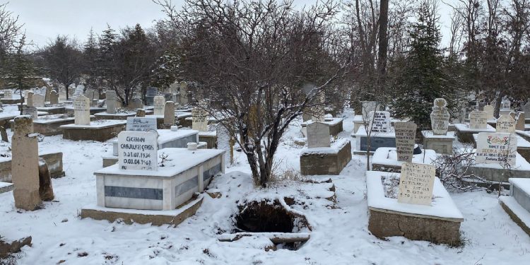 Mezarlıkta define kazısı yaptılar: 4 şüpheliden biri profesör çıktı