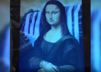 Mona Lisa’ya Erzurum burması taktılar