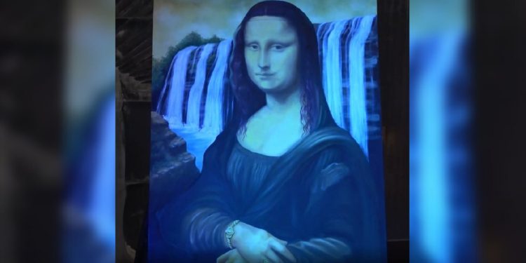 Mona Lisa’ya Erzurum burması taktılar