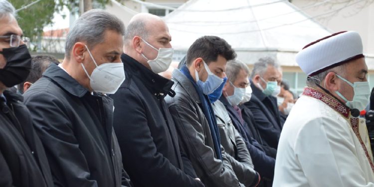 Süleyman Soylu’nun dayısı, son yolculuğuna uğurlandı