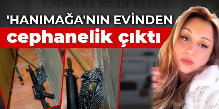 ‘Hanımağa’nın evinden cephanelik çıktı
