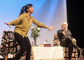 Müjdat Gezen, kızı Elif ile aynı sahneyi paylaştı