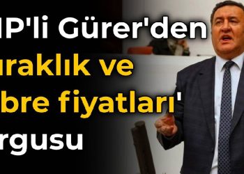 CHP’li Gürer’den kuraklık ve gübre fiyatlarına vurgu