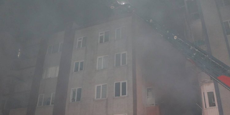 Samsun’da yangın